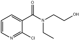 2-Chloro-N-ethyl-N-(2-hydroxyethyl)nicotinamide Struktur