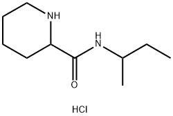 N-(sec-Butyl)-2-piperidinecarboxamidehydrochloride Struktur