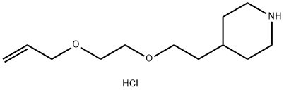 4-{2-[2-(Allyloxy)ethoxy]ethyl}piperidinehydrochloride Struktur