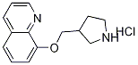 8-(3-Pyrrolidinylmethoxy)quinoline hydrochloride Struktur