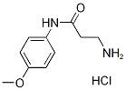 3-Amino-N-(4-methoxyphenyl)propanamidehydrochloride Struktur