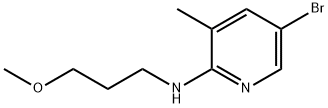 5-Bromo-N-(3-methoxypropyl)-3-methyl-2-pyridinamine Struktur