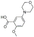 2-Methoxy-5-morpholin-4-yl-benzoic acid Struktur