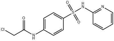 acetamide, 2-chloro-N-[4-[(2-pyridinylamino)sulfonyl]pheny Struktur