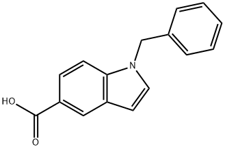 1-Benzyl-1H-indole-5-carboxylic acid Struktur