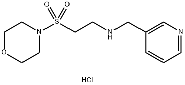 [2-(Morpholin-4-ylsulfonyl)ethyl](pyridin-3-ylmethyl)amine dihydrochloride Struktur