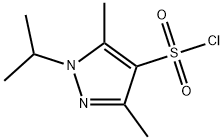 1-Isopropyl-3,5-dimethyl-1H-pyrazole-4-sulfonyl chloride Struktur