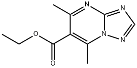 Ethyl 5,7-dimethyl[1,2,4]triazolo-[1,5-a]pyrimidine-6-carboxylate Struktur