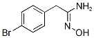 2-(4-Bromophenyl)acetamidoxime Struktur