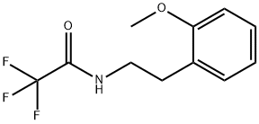 2,2,2-Trifluoro-N-(2-methoxyphenethyl)acetamide Struktur