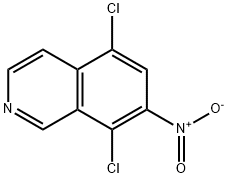 5,8-Dichloro-7-nitroisoquinoline Struktur