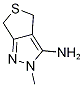 2-Methyl-2,6-dihydro-4H-thieno[3,4-c]pyrazol-3-amine Struktur