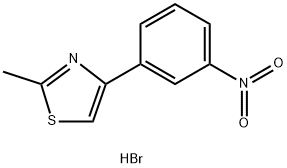 2-Methyl-4-(3-nitro-phenyl)-thiazole hydrobromide Struktur