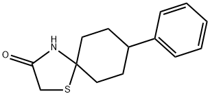 8-Phenyl-1-thia-4-azaspiro[4.5]decan-3-one Struktur