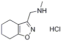 N-Methyl-1-(4,5,6,7-tetrahydro-1,2-benzisoxazol-3-yl)methanamine hydrochloride Struktur