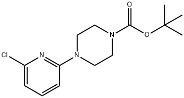 tert-Butyl 4-(6-chloropyridin-2-yl)piperazine-1-carboxylate Struktur