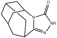 2,5,6,7,8,9,10,11-Octahydro-3H-5,9:7,11-dimethano-[1,2,4]triazolo[4,3-a]azonin-3-one Struktur