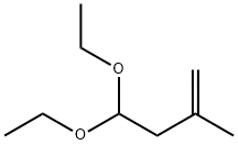 4,4-Diethoxy-2-methylbut-1-ene Struktur