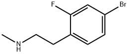 N-[2-(4-Bromo-2-fluorophenyl)ethyl]-N-methylamine Struktur