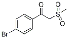 1-(4-Bromophenyl)-2-(methylsulphonyl)ethan-1-one Struktur