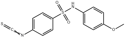 4-ISOTHIOCYANATO-N-(4-METHOXYPHENYL)BENZENESULFONAMIDE Struktur