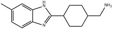 4-(5-METHYL-1H-BENZIMIDAZOL-2-YL)CYCLOHEXYL]METHYLAMINE Struktur