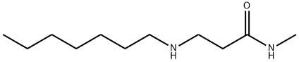 3-(HEPTYLAMINO)-N-METHYLPROPANAMIDE Struktur