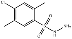 4-CHLORO-2,5-DIMETHYLBENZENESULFONOHYDRAZIDE Struktur