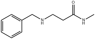 3-(BENZYLAMINO)-N-METHYLPROPANAMIDE Struktur