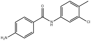 4-AMINO-N-(3-CHLORO-4-METHYLPHENYL)BENZAMIDE Struktur