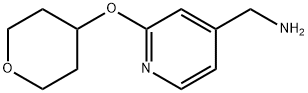 [2-(tetrahydro-2h-pyran-4-yloxy)pyridin-4-yl]methylamine Struktur