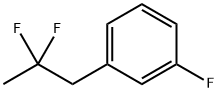 1-(2,2-DIFLUOROPROPYL)-3-FLUOROBENZENE Struktur