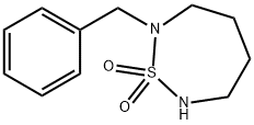 2-benzyl-1,2,7-thiadiazepane 1,1-dioxide Struktur