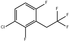 1-Chloro-2,4-difluoro-3-(2,2,2-trifluoroethyl)-benzene Struktur