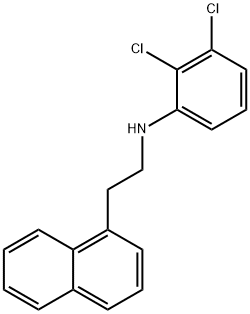 2,3-Dichloro-N-[2-(1-naphthyl)ethyl]aniline Struktur