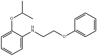 2-Isopropoxy-N-(2-phenoxyethyl)aniline Struktur