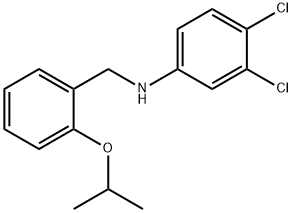 3,4-Dichloro-N-(2-isopropoxybenzyl)aniline Struktur