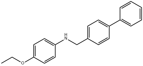 N-([1,1'-Biphenyl]-4-ylmethyl)-4-ethoxyaniline Struktur