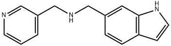 N-(1H-Indol-6-ylmethyl)-N-(pyridin-3-ylmethyl)-amine Struktur