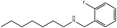 N-(2-Fluorobenzyl)-1-heptanamine Struktur