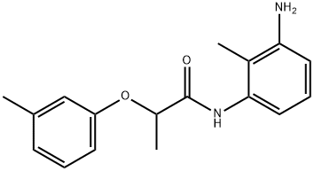 N-(3-Amino-2-methylphenyl)-2-(3-methylphenoxy)-propanamide Struktur