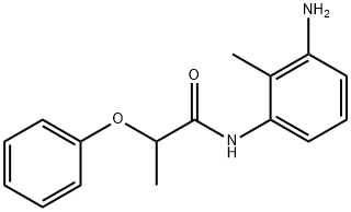 N-(3-Amino-2-methylphenyl)-2-phenoxypropanamide Struktur