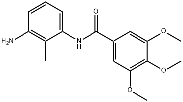 N-(3-Amino-2-methylphenyl)-3,4,5-trimethoxybenzamide Struktur