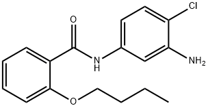 N-(3-Amino-4-chlorophenyl)-2-butoxybenzamide Struktur