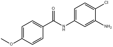 N-(3-Amino-4-chlorophenyl)-4-methoxybenzamide Struktur