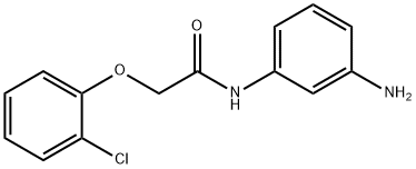 N-(3-Aminophenyl)-2-(2-chlorophenoxy)acetamide Struktur