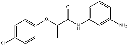 N-(3-Aminophenyl)-2-(4-chlorophenoxy)propanamide Struktur