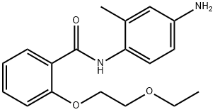 N-(4-Amino-2-methylphenyl)-2-(2-ethoxyethoxy)-benzamide Struktur