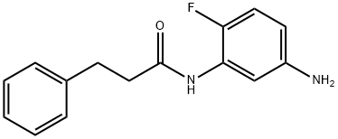 N-(5-Amino-2-fluorophenyl)-3-phenylpropanamide Struktur