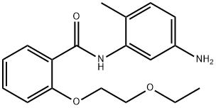 N-(5-Amino-2-methylphenyl)-2-(2-ethoxyethoxy)-benzamide Struktur